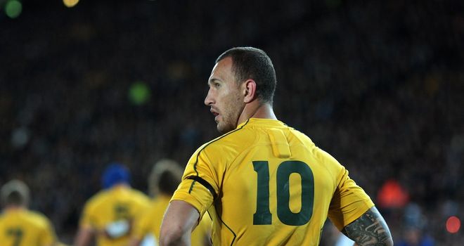 Quade Cooper: Has committed to the Wallabies