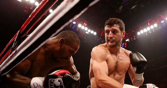 Carl Froch: on the offensive against Mack in Nottingham