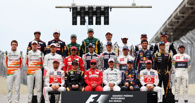 The Formula 1 class of 2012