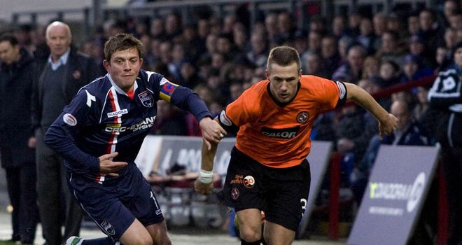 Richard Brittain: Tries to hold off Stuart Armstrong