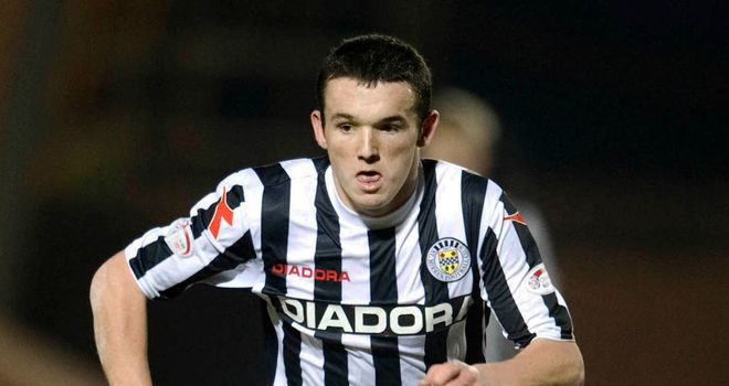 John McGinn: scored the opening goal in St Mirren's win at Kilmarnock