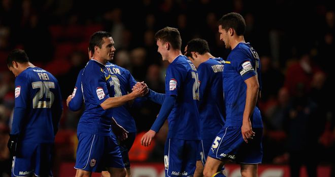 Cardiff: Up to second in Championship