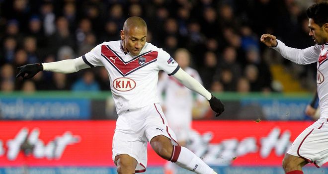 Jussie: Fires home against Club Brugge