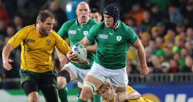 Jamie Heaslip: Picked to lead Ireland in Six Nations