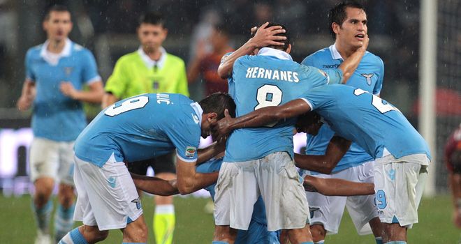 Derby delight for Lazio