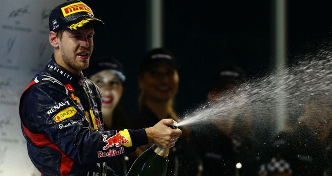 Sebastian Vettel: In pole position for third successive title