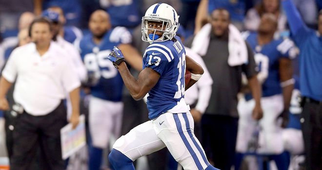 TY Hilton: Created franchise history by scoring on a punt return and touchdown pass