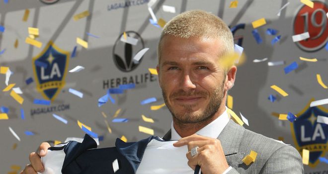 David Beckham: Linked with a host of clubs since announcing that he will leave LA Galaxy in December