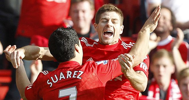 Luiz Suarez and Steven Gerrard: A healthy partnership for the Reds