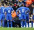 Ben Watson: Treated on the ground as his Wigan team-mates look on