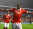 Ola John: Celebrating Benfica's opener against Celtic