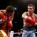 The Manchester-born fighter delivered a telling right hook although the Ukrainian opponent proved a tough nut to crack