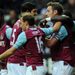 Nolan celebrates after giving his side the lead - and it's the only goal of the game