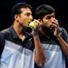 It goes the way of the Indian duo to take the match into a champions tie break.