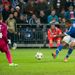 Jefferson Farfan completed Schalke's comeback when his shot was deflected into the net by Thomas Vermaelen