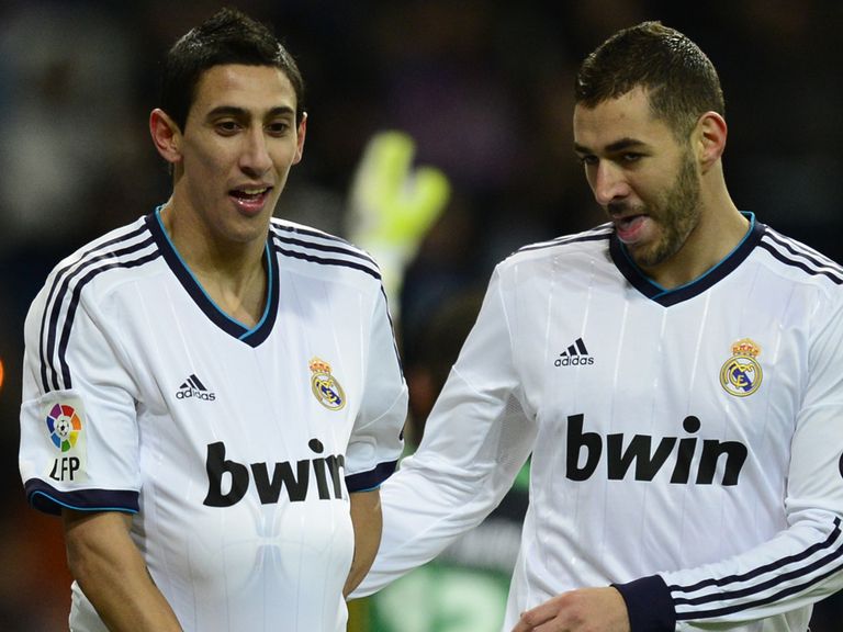 Di Maria and Benzema lead the celebrations for Real
