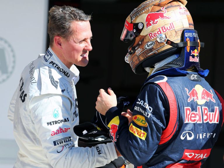 Michael Schumacher: Full of praise for Vettel