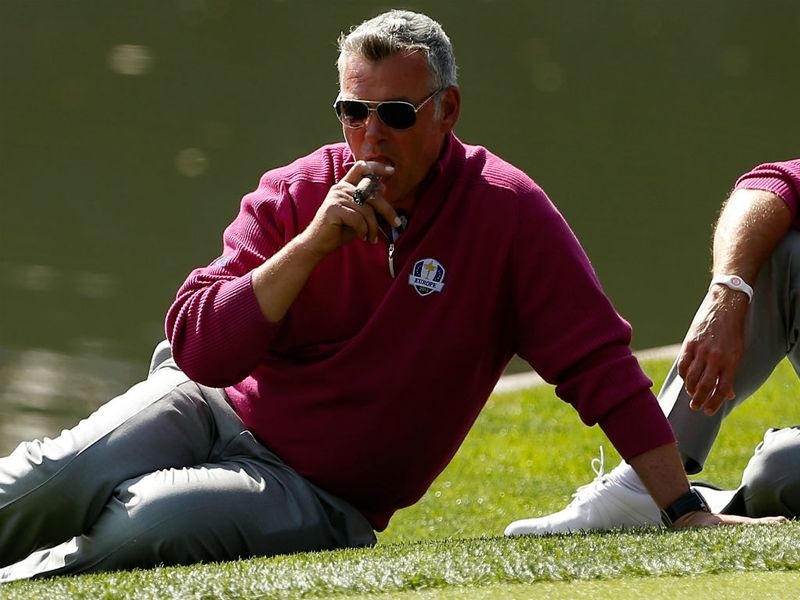 Clarke never shows any signs of tension even in the Ryder Cup - relaxing at Medinah despite the drama.