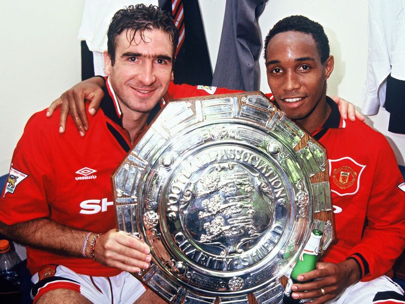 Cantona again lifted the Charity Shield following United's successful 1994 double winning season.