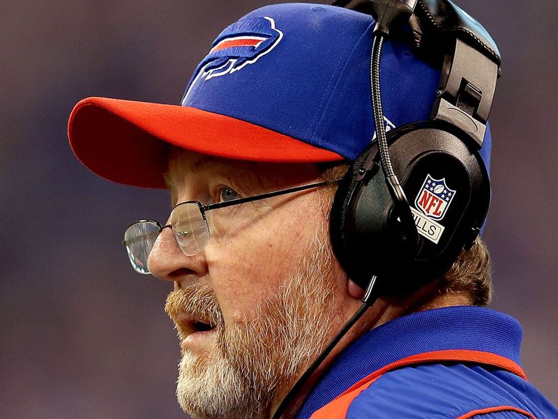 Buffalo coach Chan Gailey looks on as his side record a 13-20 loss against Indianapolis