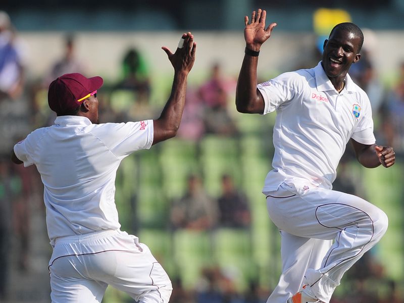 ...but was dismissed by Darren Sammy after scoring 108, his maiden ton.