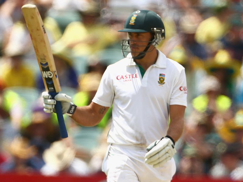 ...and made 78 on debut as South Africa were all out for 388.