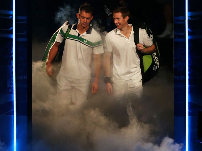 Earlier in the day Frederik Nielsen and Briton Jonathan Marray made their way into the O2 Arena for their opening doubles match.