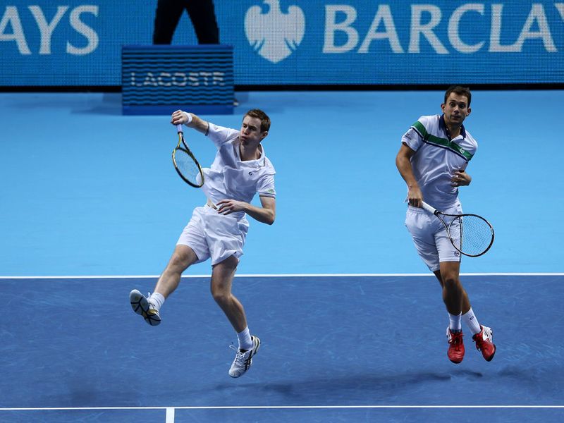 Jonny Marray and Freddie Nielsen were looking to join them in the final