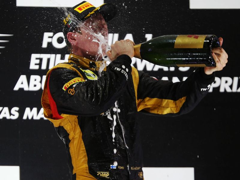 Kimi sprays the rose water