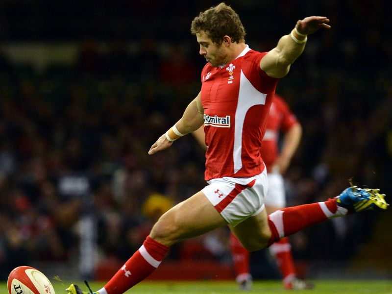 Leigh Halfpenny was the only Wales player to score as he kicked four penalties