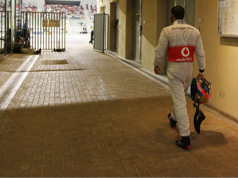 A lonely walk back for Lewis