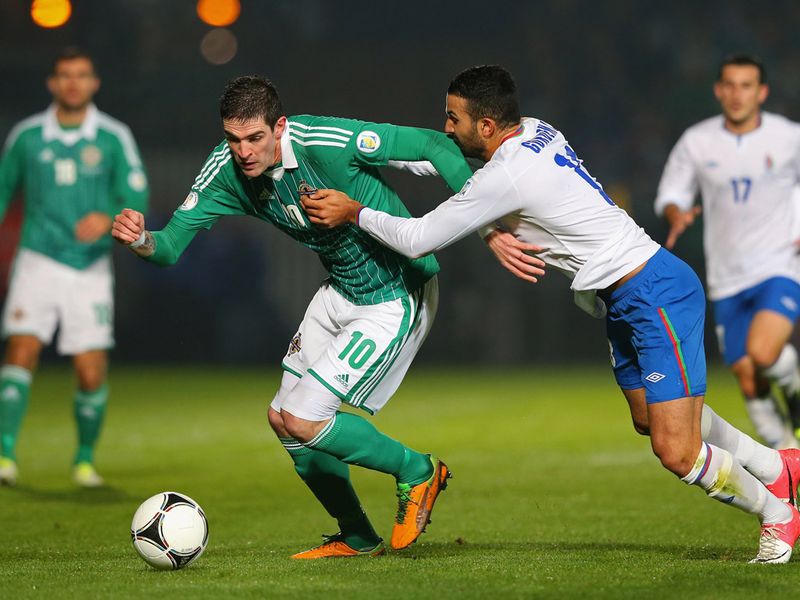 Northern Ireland face Azerbaijan in a World Cup qualifying clash at Windsor Park