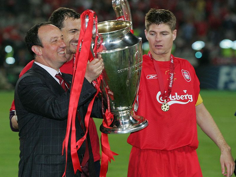 It doesn't take him long to sprinkle his magic dust on the Reds, with the 2005 UEFA Champions League secured in dramatic fashion.