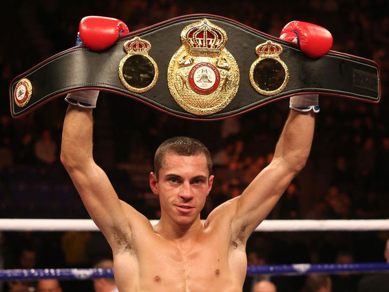 Bury-born Quigg shows off the WBA super-bantamweight title