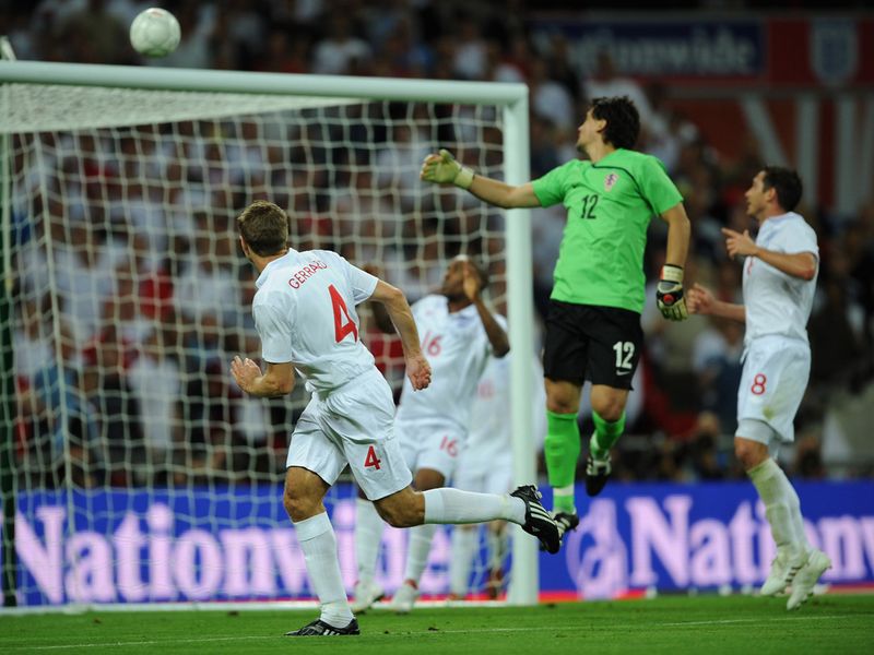 The Liverpudlian nets a double as England thump Croatia 5-1 in a World Cup qualifier at Wembley.
