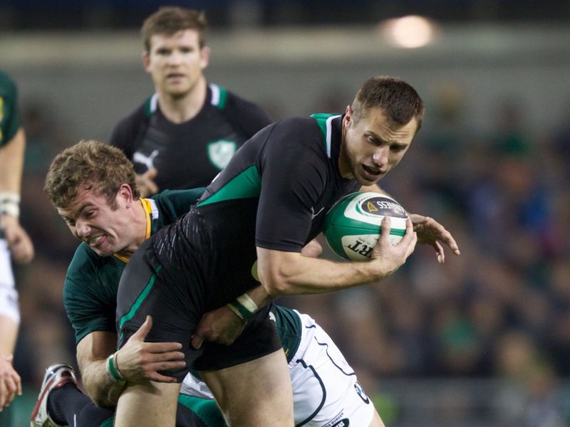 Tommy Bowe did not have many opportunites to attack