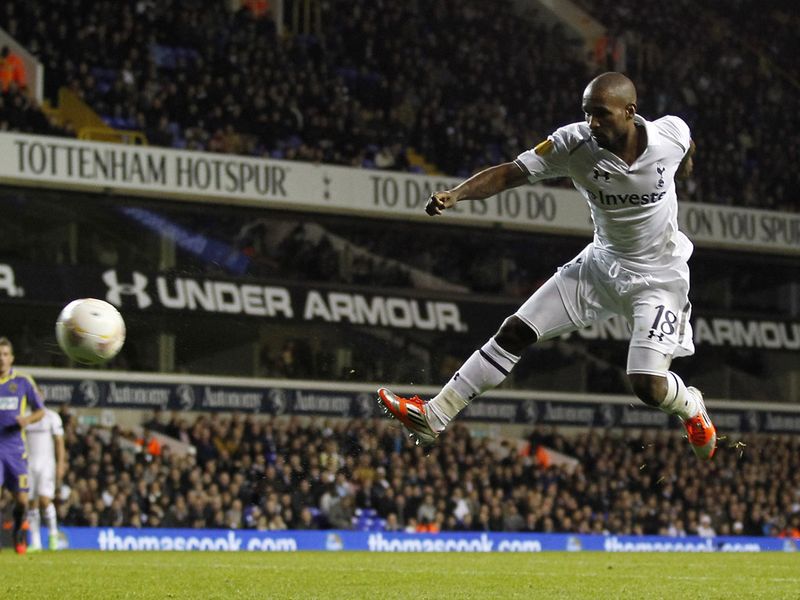 Jermain Defoe's classy finish gives Spurs the lead over their Slovenian opponents