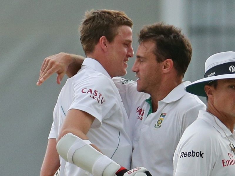 ...as South Africa forced a draw.