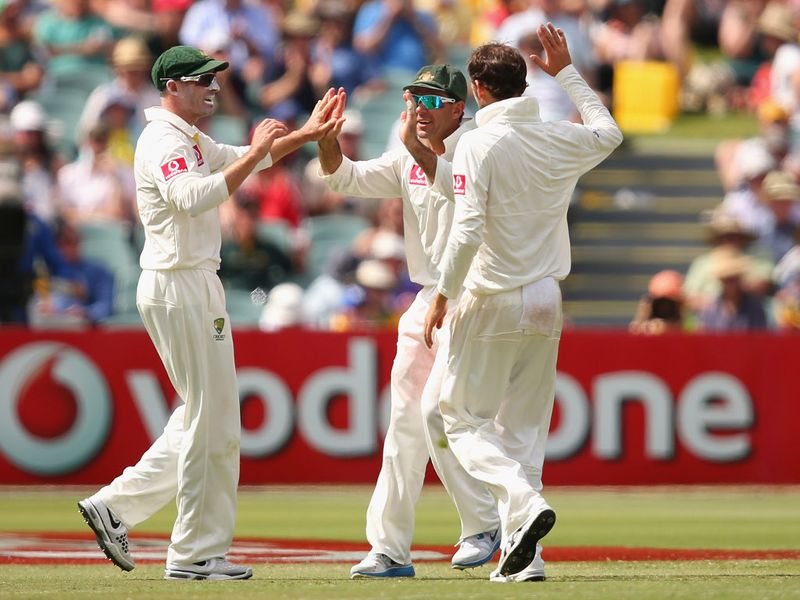 Petersen was evenutally run out by Michael Hussey for 54.