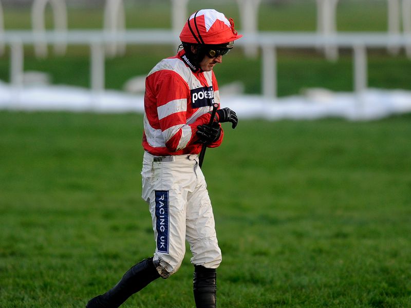 ...after which Ruby Walsh is stood down for the day after Curtain Razer fell