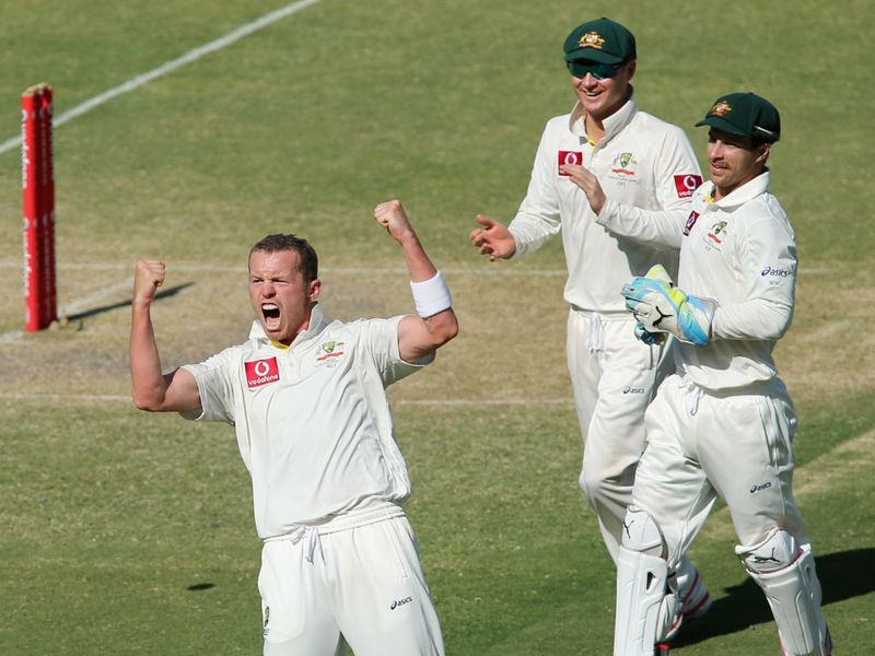 Siddle kept the contest alive with the wicket of Dale Steyn.