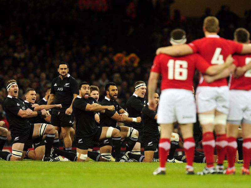 Wales face the haka