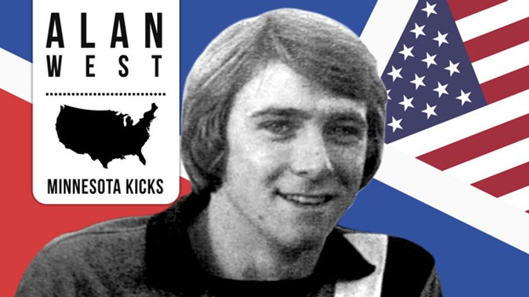 Alan West: The Luton midfielder spent his summers playing in America for the Minnesota Kicks