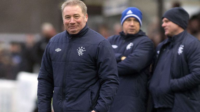 Ally McCoist (left): Win for Gers at Elgin on Saturday