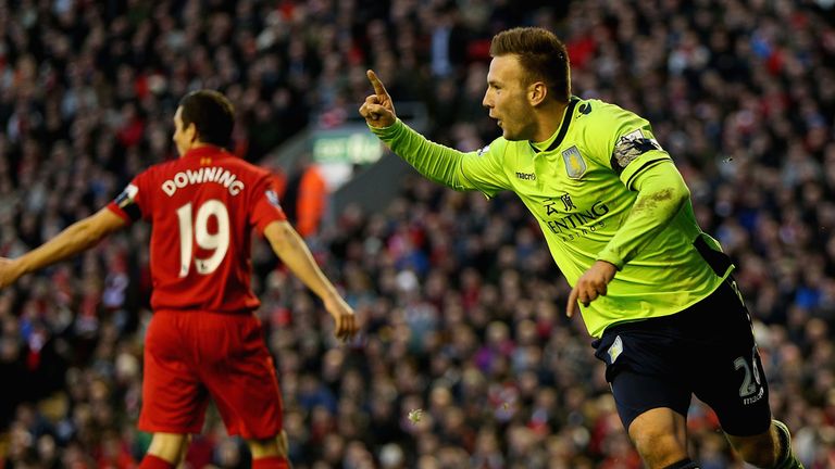 Andreas Weimann: Has scored nine goals for Aston Villa this season