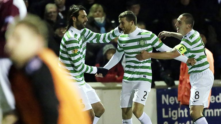 Adam Matthews: His goal won it for Celtic at Arbroath