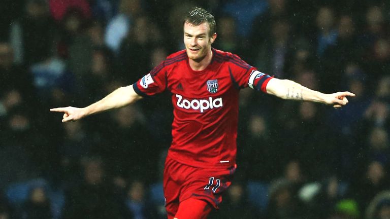 Chris Brunt: Scored with a superb long-range strike