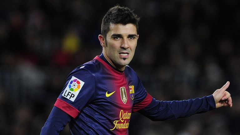 David Villa: The striker has also been linked with Premier League rivals Tottenham and Arsenal