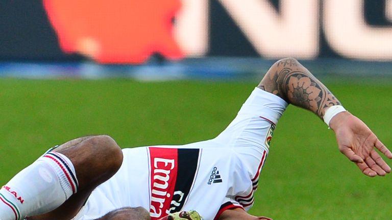 Nigel De Jong: Suffered a ruptured left Achilles during win over Torino