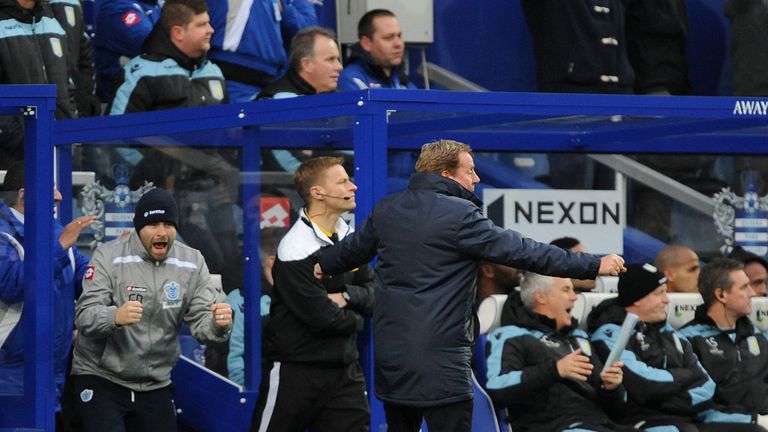 Harry Redknapp: Remaining positive after 1-1 draw with fellow strugglers Aston Villa